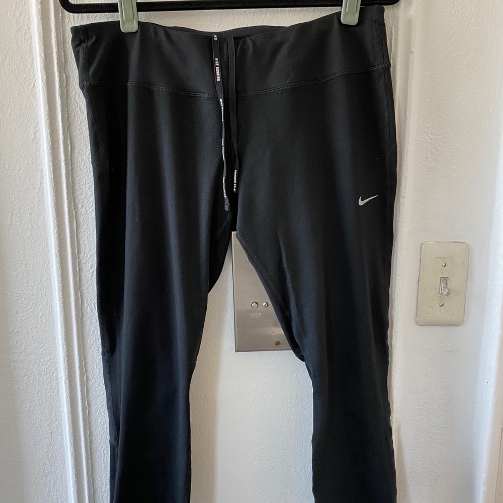Nike Black Running Capri